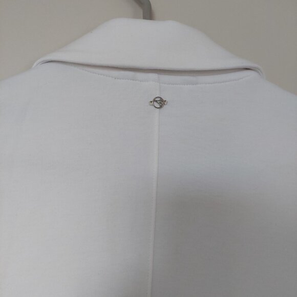 Diadora Luxe Court  Tennis White Mind Over Matter Blazer Jacket Chic, Size S - Picture 3 of 9